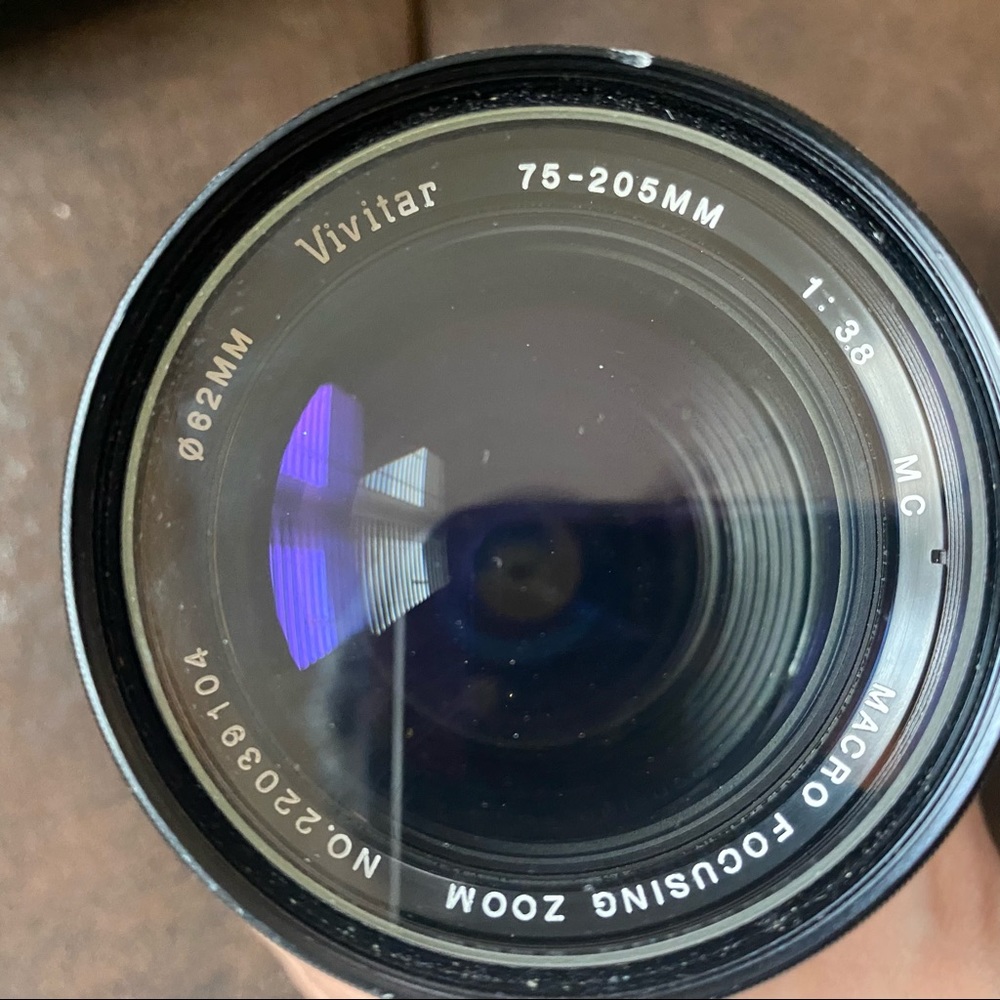 Vivitar lens 75-205 MM